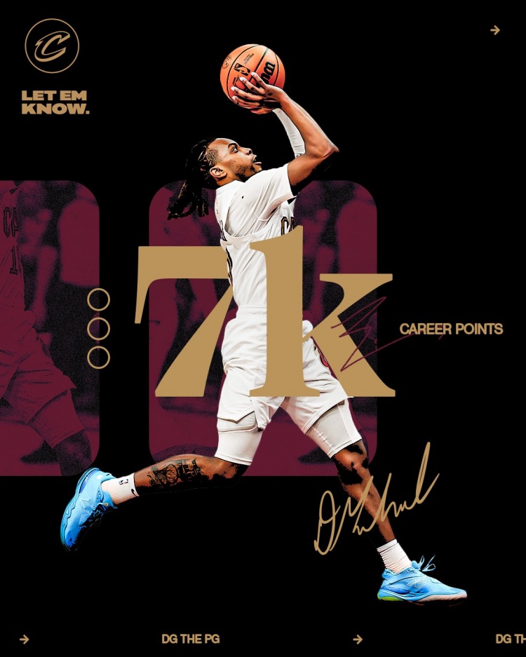 未來可期！加蘭騎士生涯得分達到7000分 隊史第11位！