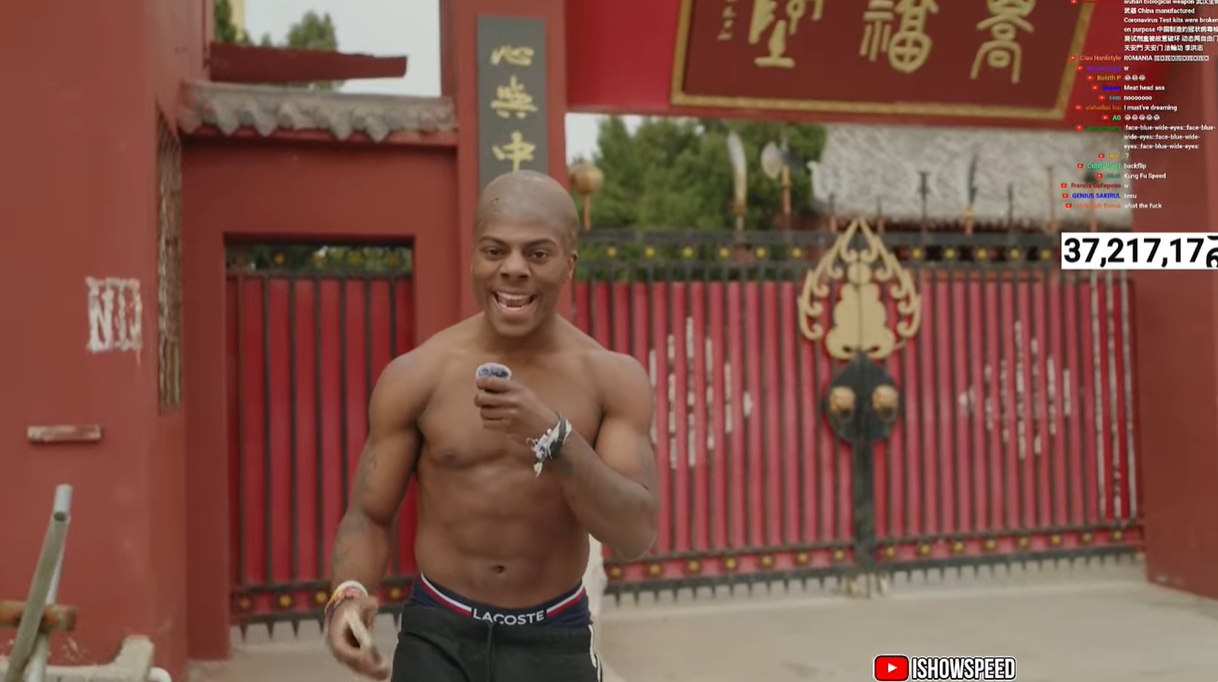 光頭造型！Speed中國行來到鄭州少林寺，上香拜佛學(xué)功夫