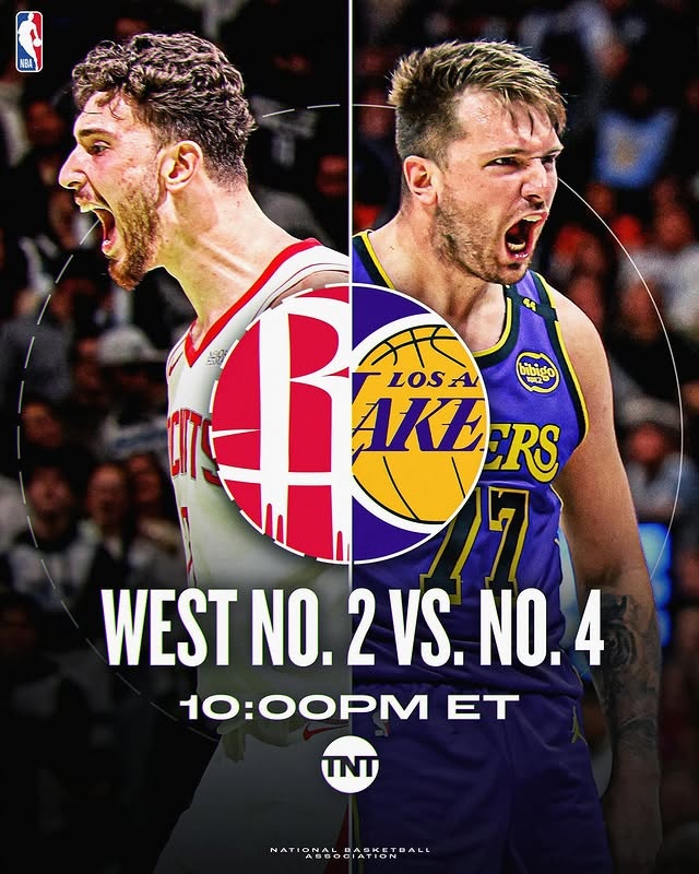 狂野西部焦點大戰(zhàn)！NBA官方發(fā)布火湖大戰(zhàn)海報：申京VS東契奇
